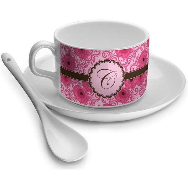 Custom Gerbera Daisy Tea Cup (Personalized)