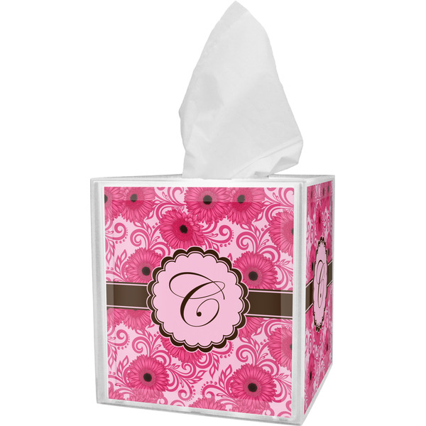 Custom Gerbera Daisy Tissue Box Cover (Personalized)