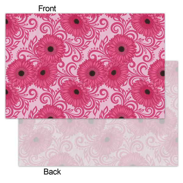 Gerbera Daisy Tissue Paper - Heavyweight - Small - Front & Back