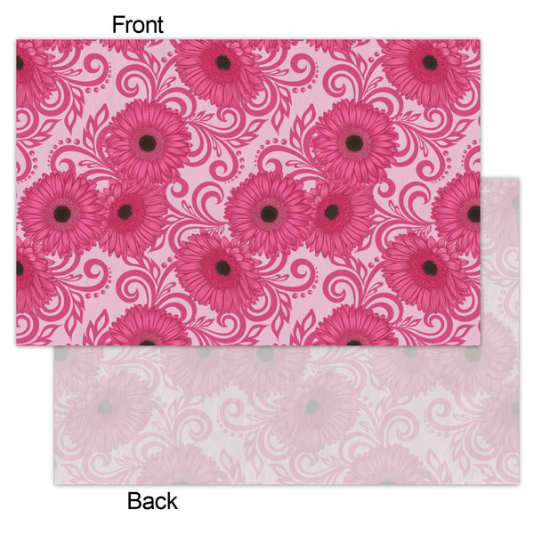 Gerbera Daisy Tissue Paper - Lightweight - Small - Front & Back