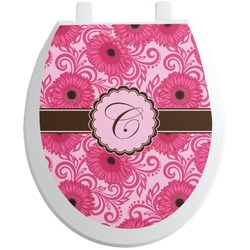 Gerbera Daisy Toilet Seat Decal (Personalized)