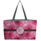 Gerbera Daisy Beach Totes Bag - w/ Black Handles (Personalized)