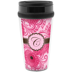 Gerbera Daisy Acrylic Travel Mug without Handle (Personalized)