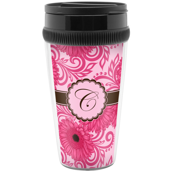 Custom Gerbera Daisy Acrylic Travel Mug without Handle (Personalized)