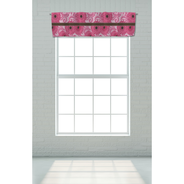 Gerbera Daisy Valance - On window