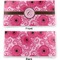 Gerbera Daisy Vinyl Check Book Cover - Front and Back