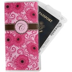 Gerbera Daisy Travel Document Holder