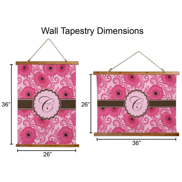 Gerbera Daisy Wall Hanging Tapestries - Parent/Sizing