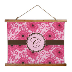 Gerbera Daisy Wall Hanging Tapestry - Wide (Personalized)