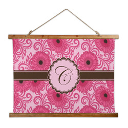 Gerbera Daisy Wall Hanging Tapestry - Wide (Personalized)