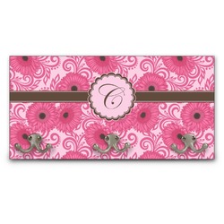 Gerbera Daisy Wall Mounted Coat Rack (Personalized)