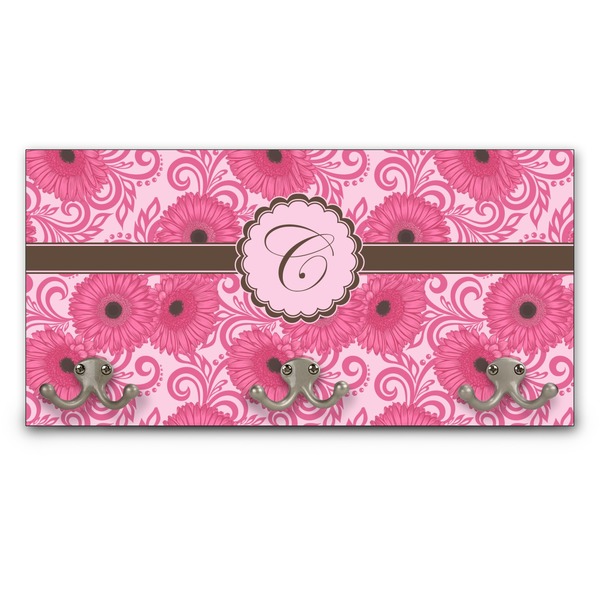 Custom Gerbera Daisy Wall Mounted Coat Rack (Personalized)