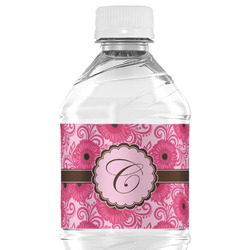 Gerbera Daisy Water Bottle Labels - Custom Sized (Personalized)