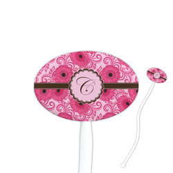 Gerbera Daisy Oval Plastic Stir Sticks (Personalized)