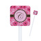 Gerbera Daisy Square Plastic Stir Sticks (Personalized)