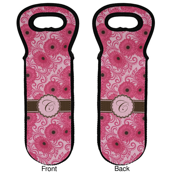 Gerbera Daisy Wine Tote Front & Back