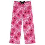 Gerbera Daisy Womens Pajama Pants - L