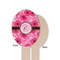 Gerbera Daisy Wooden Food Pick - Oval - Single Sided - Front & Back