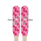 Gerbera Daisy Wooden Food Pick - Paddle - Double Sided - Front & Back