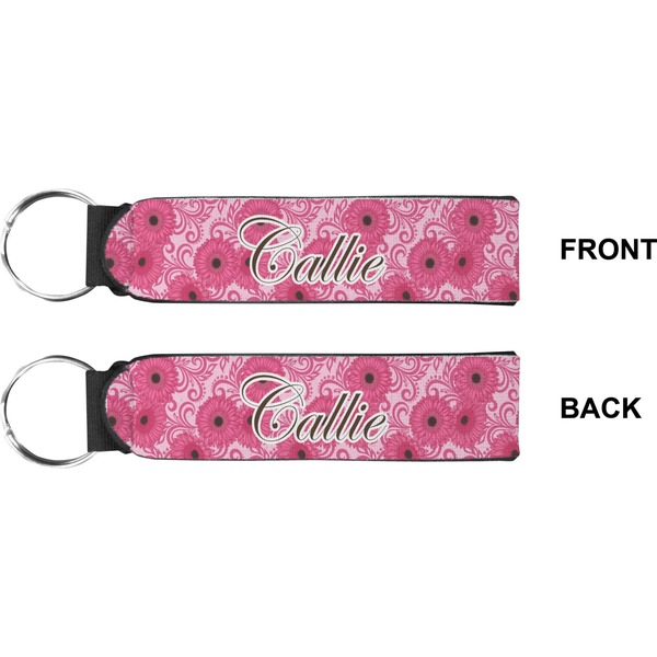 Gerbera Daisy Wristlet (Front + Back)