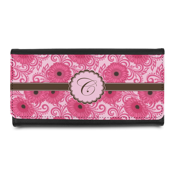 Custom Gerbera Daisy Leatherette Ladies Wallet (Personalized)