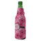 Gerbera Daisy Zipper Bottle Cooler - ANGLE (bottle)