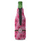 Gerbera Daisy Zipper Bottle Cooler - BACK (bottle)