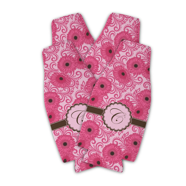 Gerbera Daisy Zipper Bottle Cooler - Set of 4 - PARENT MAIN (flat)