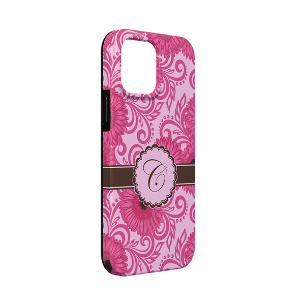 Custom Gerbera Daisy iPhone Case - Rubber Lined - iPhone 13 Mini (Personalized)