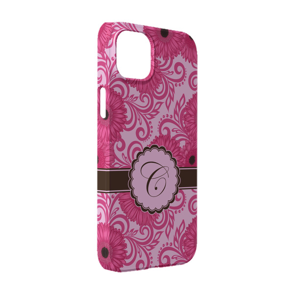 Custom Gerbera Daisy iPhone Case - Plastic - iPhone 14 Pro (Personalized)