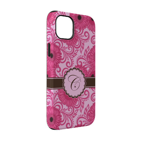 Custom Gerbera Daisy iPhone Case - Rubber Lined - iPhone 14 (Personalized)