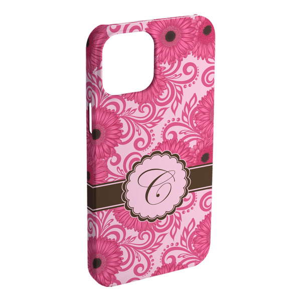 Custom Gerbera Daisy iPhone Case - Plastic - iPhone 15 Pro Max (Personalized)