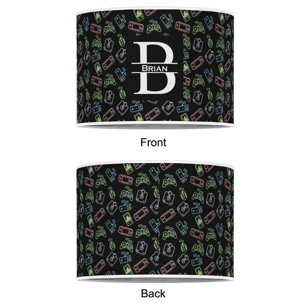 Video Game 12" Drum Lampshade - APPROVAL (Poly Film)