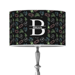 Video Game 12" Drum Lamp Shade - Poly-film (Personalized)