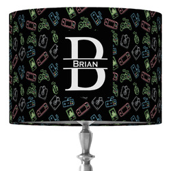 Video Game 16" Drum Lamp Shade - Fabric (Personalized)