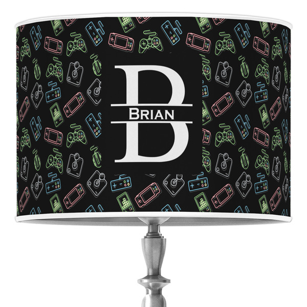 Custom Video Game 16" Drum Lamp Shade - Poly-film (Personalized)