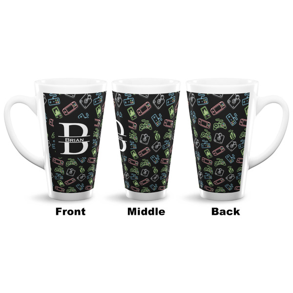 Video Game 16 Oz Latte Mug - Approval