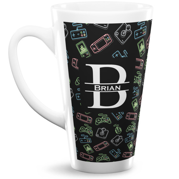 Custom Video Game Latte Mug (Personalized)