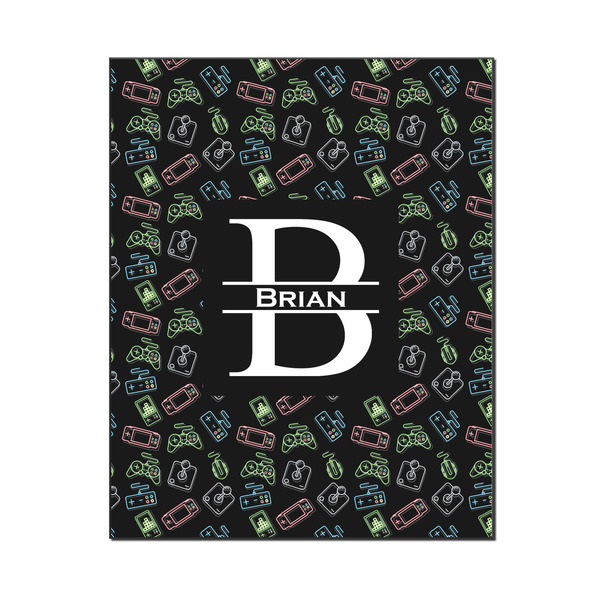 Custom Video Game Wood Print - 16x20 (Personalized)