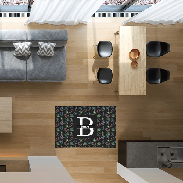 Video Game 2'x3' Indoor Area Rugs - IN CONTEXT