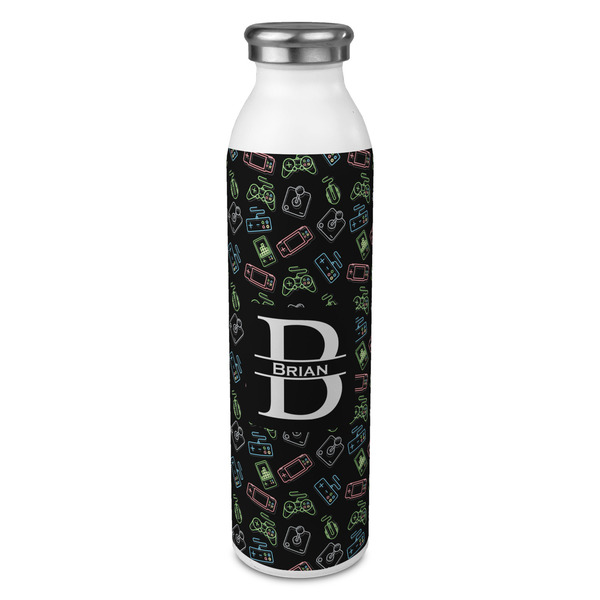 Custom Video Game 20oz Stainless Steel Water Bottle - Full Print (Personalized)