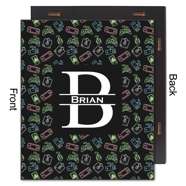 Video Game 20x24 Wood Print - Front & Back View