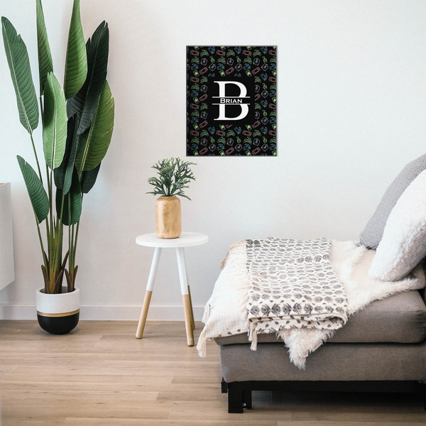 Video Game 20x24 Wood Print - In Context