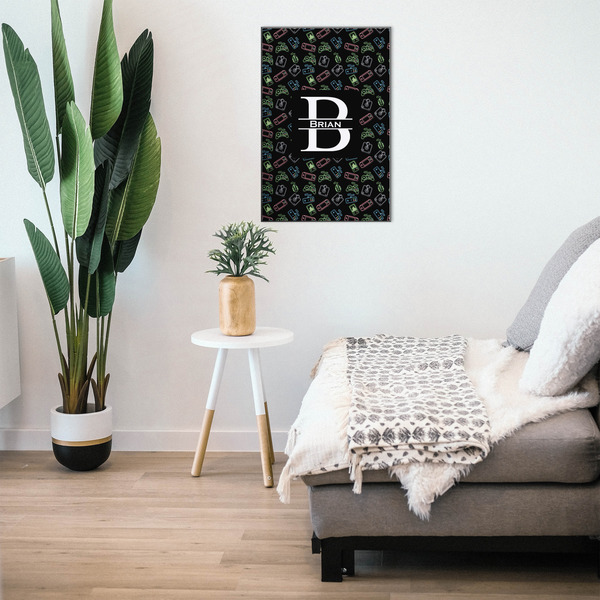 Video Game 20x30 Wood Print - In Context