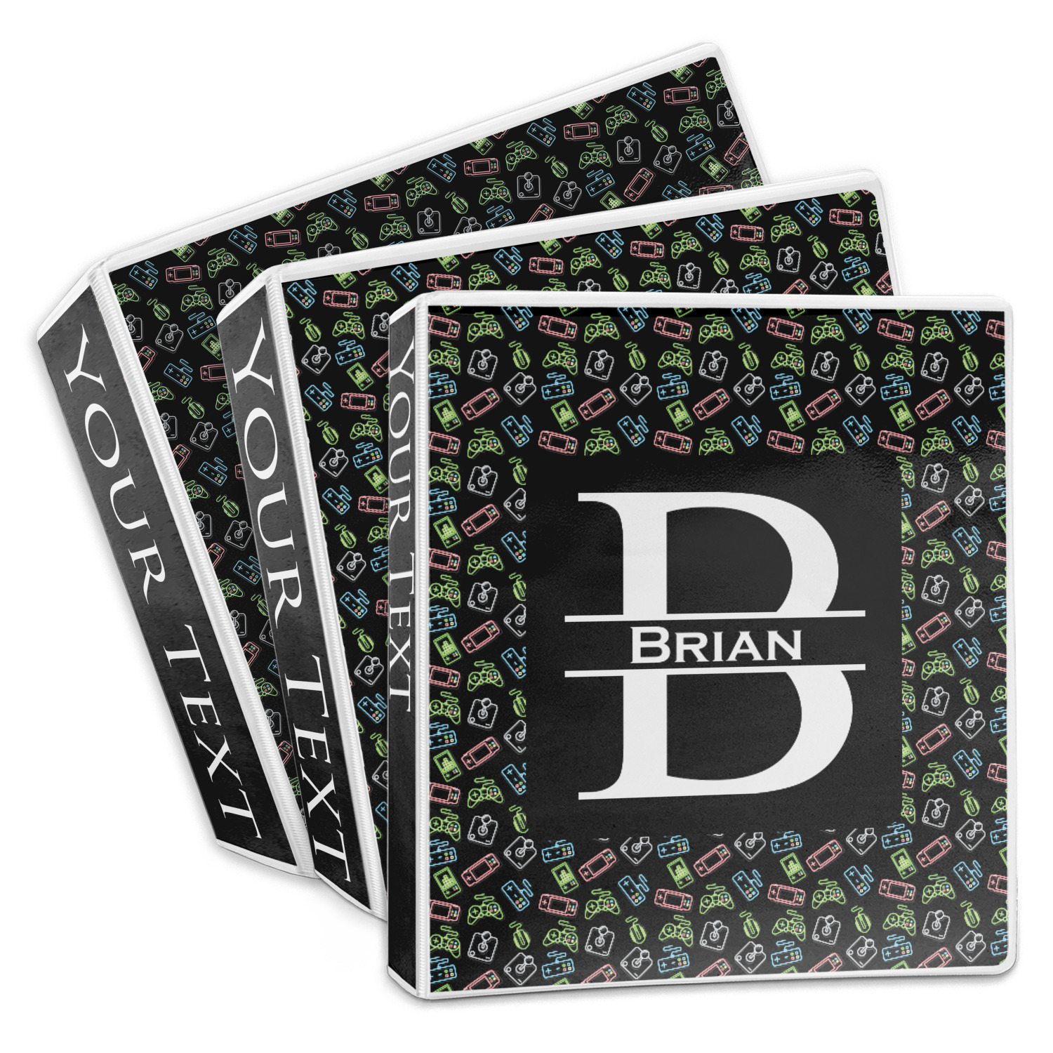 Video Game 3Ring Binder (Personalized) YouCustomizeIt