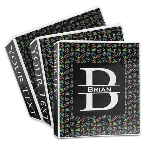 Custom Video Game 3-Ring Binder (Personalized)