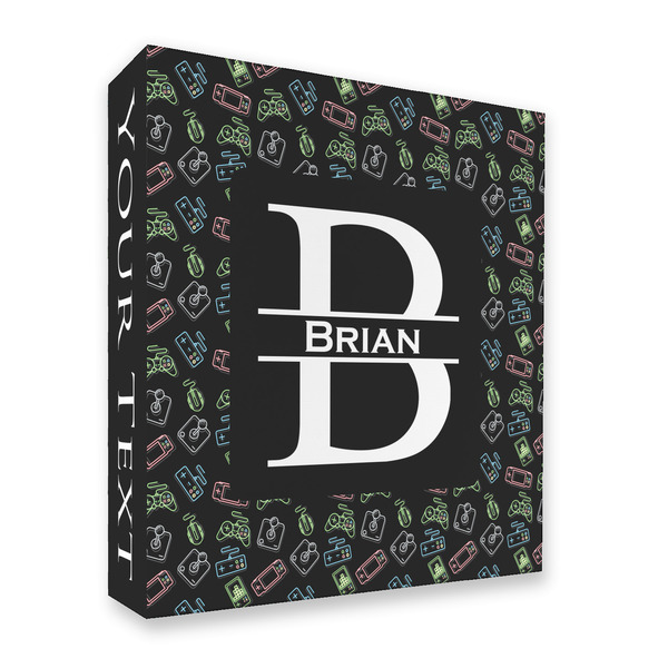 Video Game 3 Ring Binders - Full Wrap - 2" - FRONT