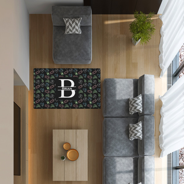 Video Game 3'x5' Indoor Area Rugs - IN CONTEXT