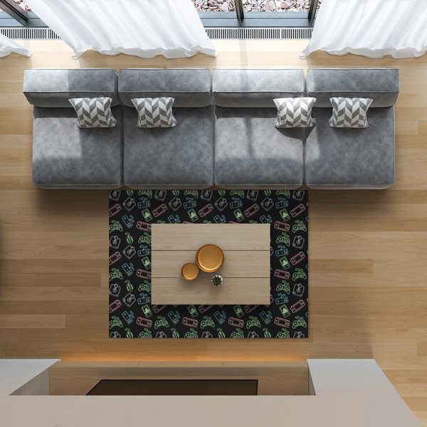 Video Game 5'x7' Indoor Area Rugs - IN CONTEXT