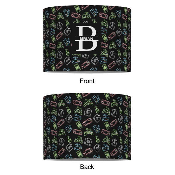 Video Game 8" Drum Lampshade - APPROVAL (Fabric)